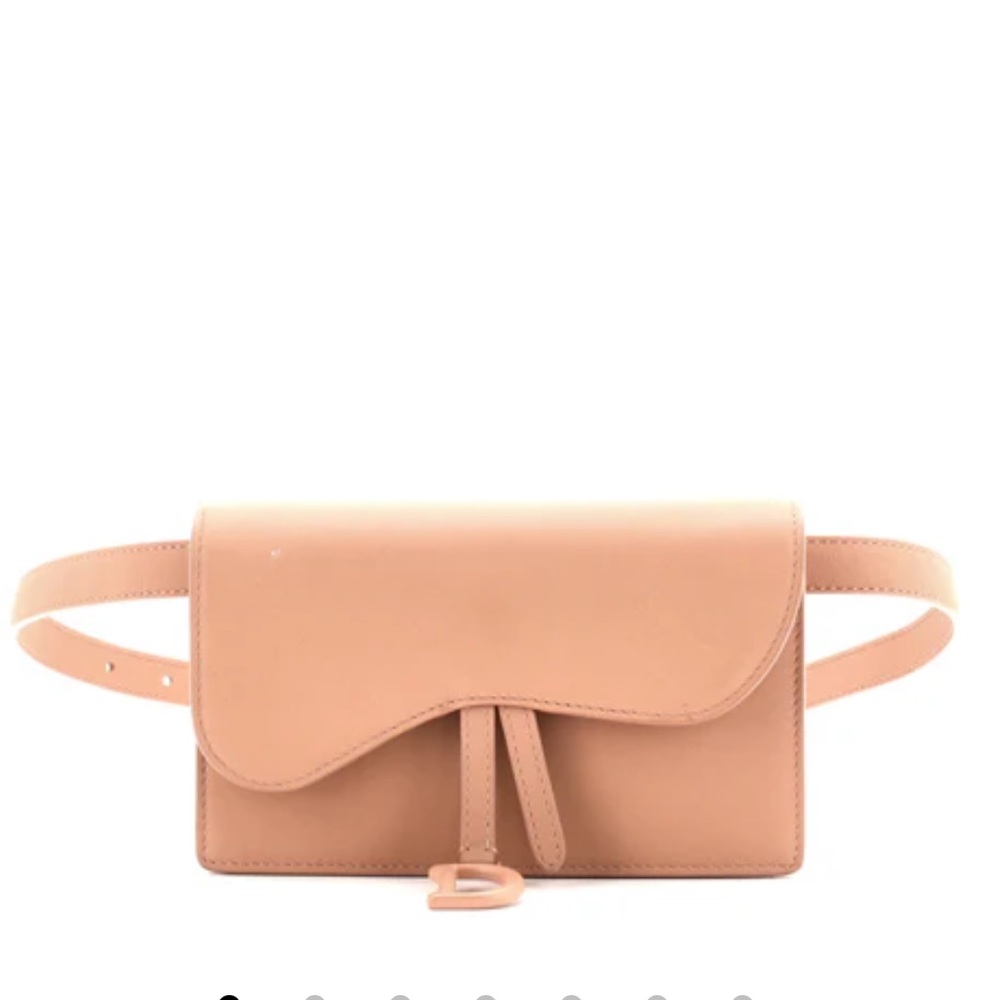 NEW Dior Ultra Matte Saddle Leather Belt Bag